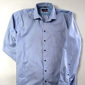 Seidensticker Mens Size L LS Dress Shirt / RTL $89